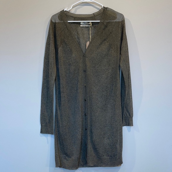 All Saints Sweaters - All Saints Gray Long Cardigan